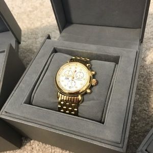 Michele gold diamond csx with 18mm band